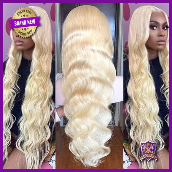 Accessories - 30-Inch Human Hair Lace Front Wig 210% Density Body Wave Pre-Plucked